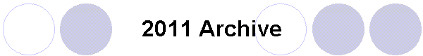 2011 Archive